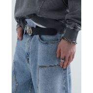 Снимка на REPLAY МЪЖКИ БЕРМУДИ INC. BAGGY-FIT DENIM SHORTS В СИН 5