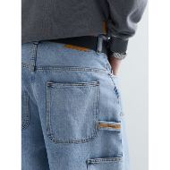 Снимка на REPLAY МЪЖКИ БЕРМУДИ INC. BAGGY-FIT DENIM SHORTS В СИН 3
