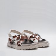 Снимка на REPLAY ДАМСКИ САНДАЛИ JADE PONY FLAT SANDALS В БЯЛО КАФЯВО 2
