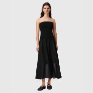 Picture of ALLSAINTS WOMEN'S TEGAN DRESS BLACK 1