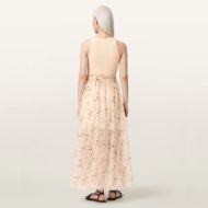 Снимка на ALLSAINTS ДАМСКА РОКЛЯ ZENIA DRESS CARMEL OFF WHITE 5