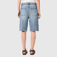 Снимка на ALLSAINTS ДАМСКИ БЕРМУДИ AKI CROSSOVER SHORTS DESTROY LIGHT BLUE 4
