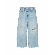 Снимка на ALLSAINTS ДАМСКИ ДЕНИМ AKI CROSSOVER JEANS DESTROY LIGHT BLUE 6