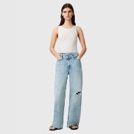 Снимка на ALLSAINTS ДАМСКИ ДЕНИМ AKI CROSSOVER JEANS DESTROY LIGHT BLUE 3