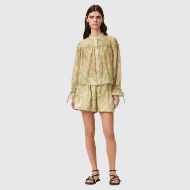 Снимка на ALLSAINTS ДАМСКА РИЗА DELPHINE SHIRT JOANNE GOLD GREEN 3