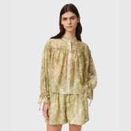 Снимка на ALLSAINTS ДАМСКА РИЗА DELPHINE SHIRT JOANNE GOLD GREEN 1