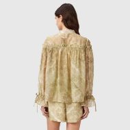 Снимка на ALLSAINTS ДАМСКА РИЗА DELPHINE SHIRT JOANNE GOLD GREEN 2
