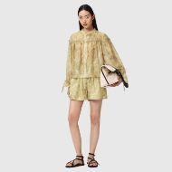 Снимка на ALLSAINTS ДАМСКИ БЕРМУДИ ISLA SHORTS JOANNE GOLD GREEN 6