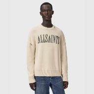 Снимка на ALLSAINTS МЪЖКИ ПУЛОВЕР CROSSED CREW NECK JUMPER ECRU WHITE 1