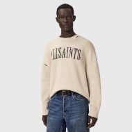 Снимка на ALLSAINTS МЪЖКИ ПУЛОВЕР CROSSED CREW NECK JUMPER ECRU WHITE 4