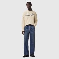 Снимка на ALLSAINTS МЪЖКИ ПУЛОВЕР CROSSED CREW NECK JUMPER ECRU WHITE 5
