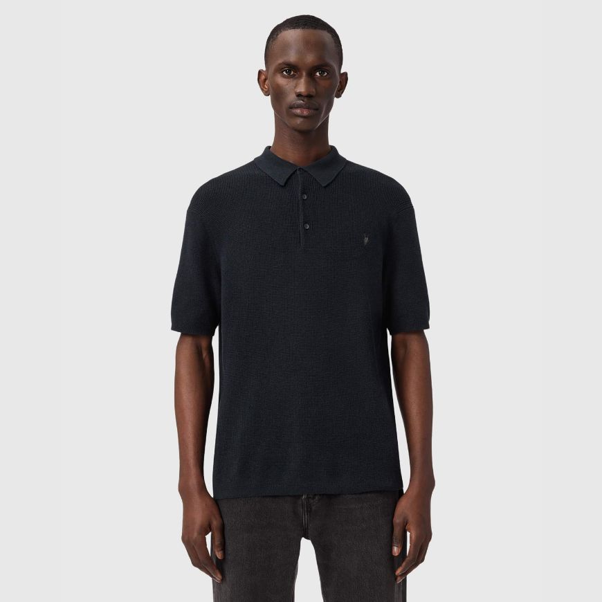 Снимка на ALLSAINTS МЪЖКИ ПУЛОВЕР ASPEN SHORT SLEEVE POLO BOND BLUE