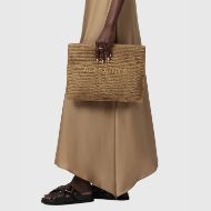 Picture of ALLSAINTS WOMEN'S BETTINA LARGE PAPER CLUTCH BAG BISCUIT BROWN 3