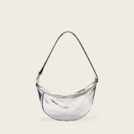 Picture of ALLSAINTS WOMEN'S LUNA MICRO MET BAG FOGGY SILVER 1