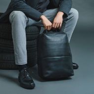 Снимка на MOMODESIGN РАНИЦА DOLLARO LEATHER BACKPACK BLACK 4