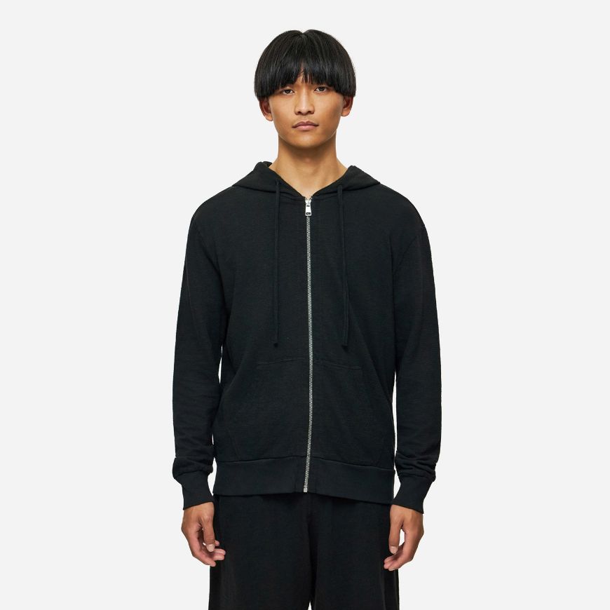 Снимка на DIRTY LAUNDRY МЪЖКИ СУИТШЪРТ REGULAR KNITTED SLUB FULLZIP В ЧЕРНО