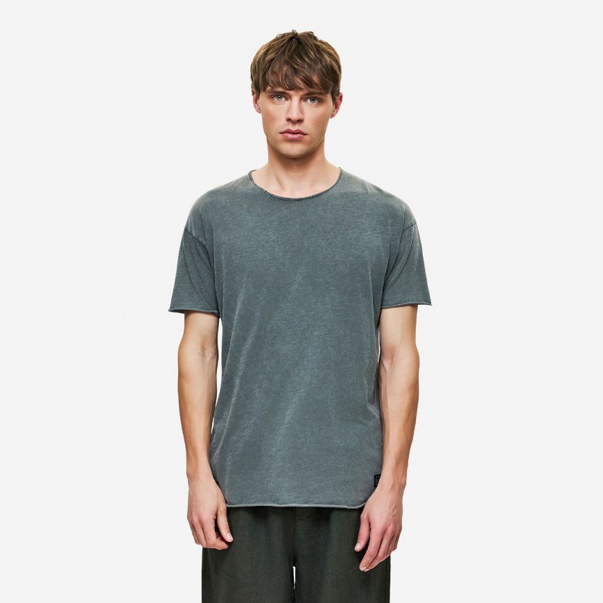 Снимка на DIRTY LAUNDRY МЪЖКА БЛУЗА RELAXED SLEEVES T-SHIRT VINTAGE GREY