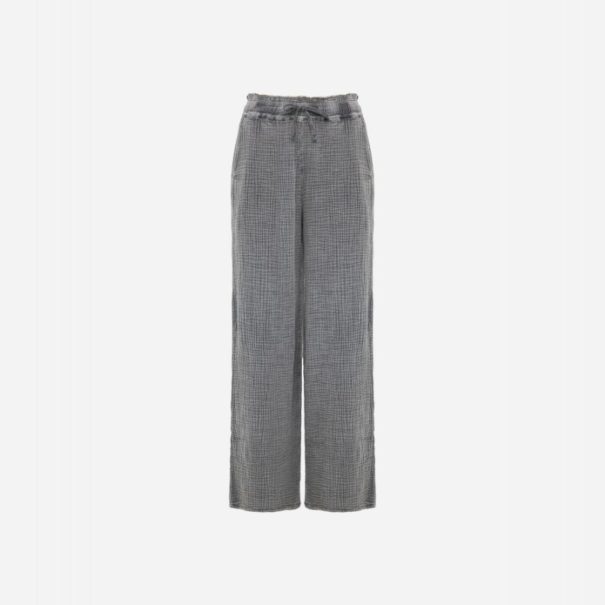 Снимка на DIRTY LAUNDRY ДАМСКИ ПАНТАЛОН RELAXED PANTS WITH RAW EDGES VINTAGE GREY