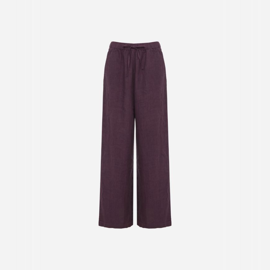 Снимка на DIRTY LAUNDRY ДАМСКИ ПАНТАЛОН LINEN PANTS CURRANT