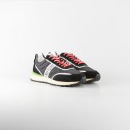 Снимка на BIKKEMBERGS МЪЖКИ ОБУВКИ IGNITE SUEDE AND FABRIC SNEAKERS - ЧЕРНО/БЯЛО/СРЕБРИСТО 2