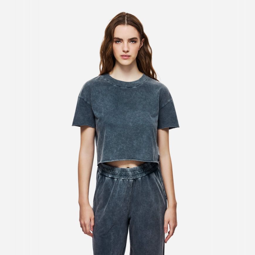 Снимка на DIRTY LAUNDRY ДАМСКИ ТОП BOXY T-SHIRT VINTAGE GREY