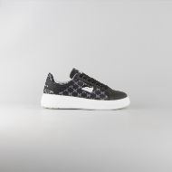 Снимка на JOHN RICHMOND МЪЖКИ ОБУВКИ JR ONE LEATHER AND PRINTED FABRIC SNEAKERS WITH METAL PLATE - ЧЕРНО-ТЪМНО 1