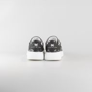 Снимка на JOHN RICHMOND МЪЖКИ ОБУВКИ JR ONE LEATHER AND PRINTED FABRIC SNEAKERS WITH METAL PLATE - ЧЕРНО-ТЪМНО 5