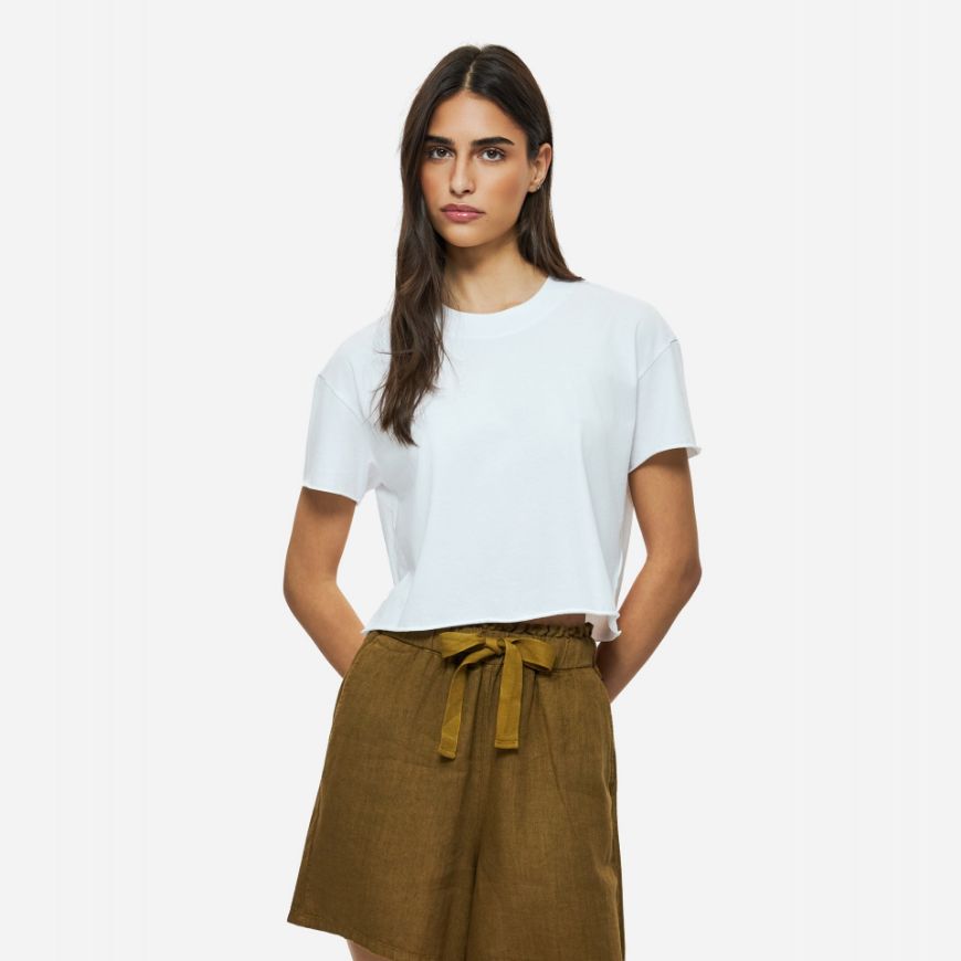 Снимка на DIRTY LAUNDRY ДАМСКИ ТОП BOXY T-SHIRT В БЯЛО