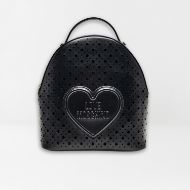 Снимка на LOVE MOSCHINO ДАМСКА РАНИЦА С ПЕРФОРАЦИЯ СЪРЦЕ В ЧЕРНО 1