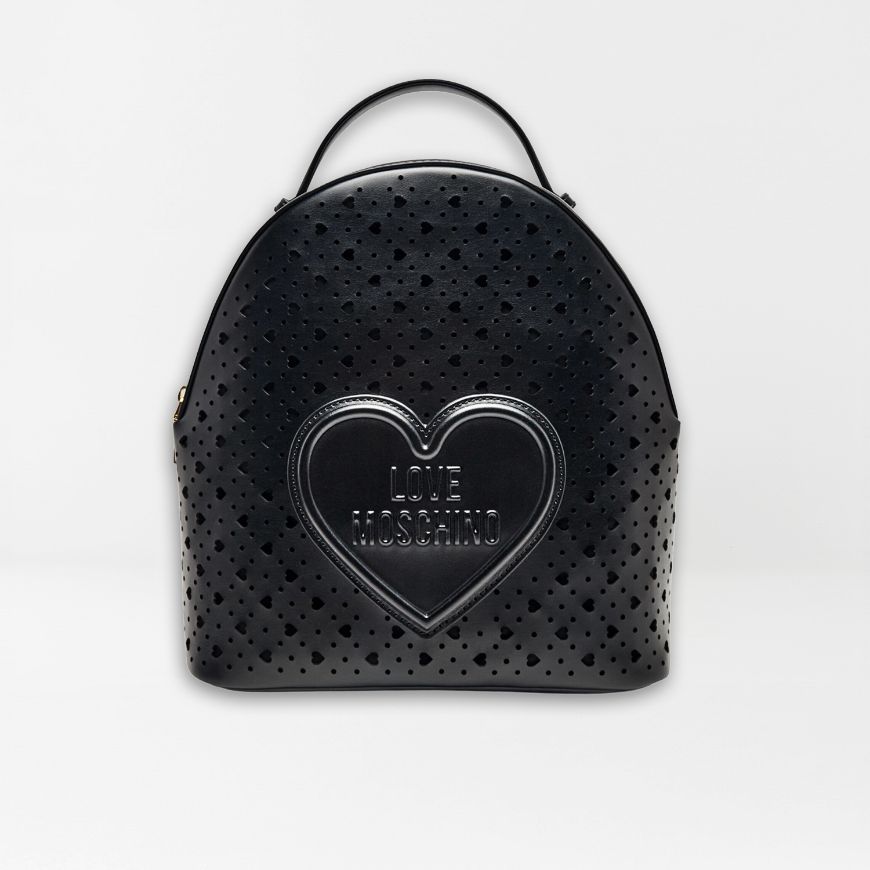 Снимка на LOVE MOSCHINO ДАМСКА РАНИЦА С ПЕРФОРАЦИЯ СЪРЦЕ В ЧЕРНО
