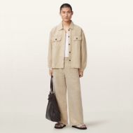 Picture of ALLSAINTS MEN'S KORTEN SHACKET SAND BROWN 5
