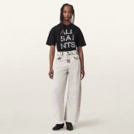 Снимка на ALLSAINTS ДАМСКИ ДЕНИМ PAYTON CROPPED JEANS BLEACHED GREY 4