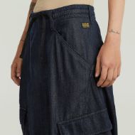 Picture of G-STAR WOMEN'S PARACHUTE MIDI SKIRT IN RINSED 3