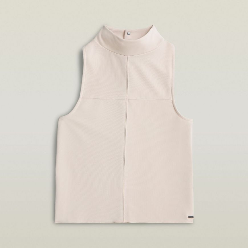 Снимка на G-STAR ДАМСКИ ТОП FLOWY SLIM MOCK TOP WHITEBAIT
