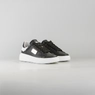 Снимка на JOHN RICHMOND ДАМСКИ ОБУВКИ JR ONE LEATHER SNEAKERS WITH METAL PLATE - ЧЕРНО/БЯЛО 2
