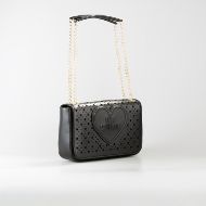 Снимка на LOVE MOSCHINO ДАМСКА ЧАНТА ЗА РАМО С ПЕРФОРАЦИЯ СЪРЦЕ В ЧЕРНО 2