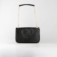Снимка на LOVE MOSCHINO ДАМСКА ЧАНТА ЗА РАМО С ПЕРФОРАЦИЯ СЪРЦЕ В ЧЕРНО 1