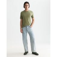 Picture of SCOTCH&SODA MEN'S SEASONAL CORE CHEST LOGO REGULAR FIT T-SHIRT - OIL GREEN 7