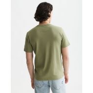 Picture of SCOTCH&SODA MEN'S SEASONAL CORE CHEST LOGO REGULAR FIT T-SHIRT - OIL GREEN 5