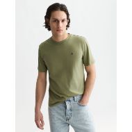 Picture of SCOTCH&SODA MEN'S SEASONAL CORE CHEST LOGO REGULAR FIT T-SHIRT - OIL GREEN 4