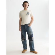 Picture of SCOTCH&SODA MEN'S LEFT CHEST ARTWORK REGULAR FIT T-SHIRT - EGGNOG 7