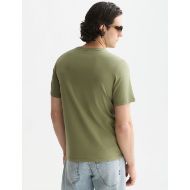 Picture of SCOTCH&SODA MEN'S LEFT CHEST ARTWORK REGULAR FIT T-SHIRT - OIL GREEN 5