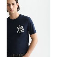 Picture of SCOTCH&SODA MEN'S LEFT CHEST ARTWORK REGULAR FIT T-SHIRT - SKY CAPTAIN 6