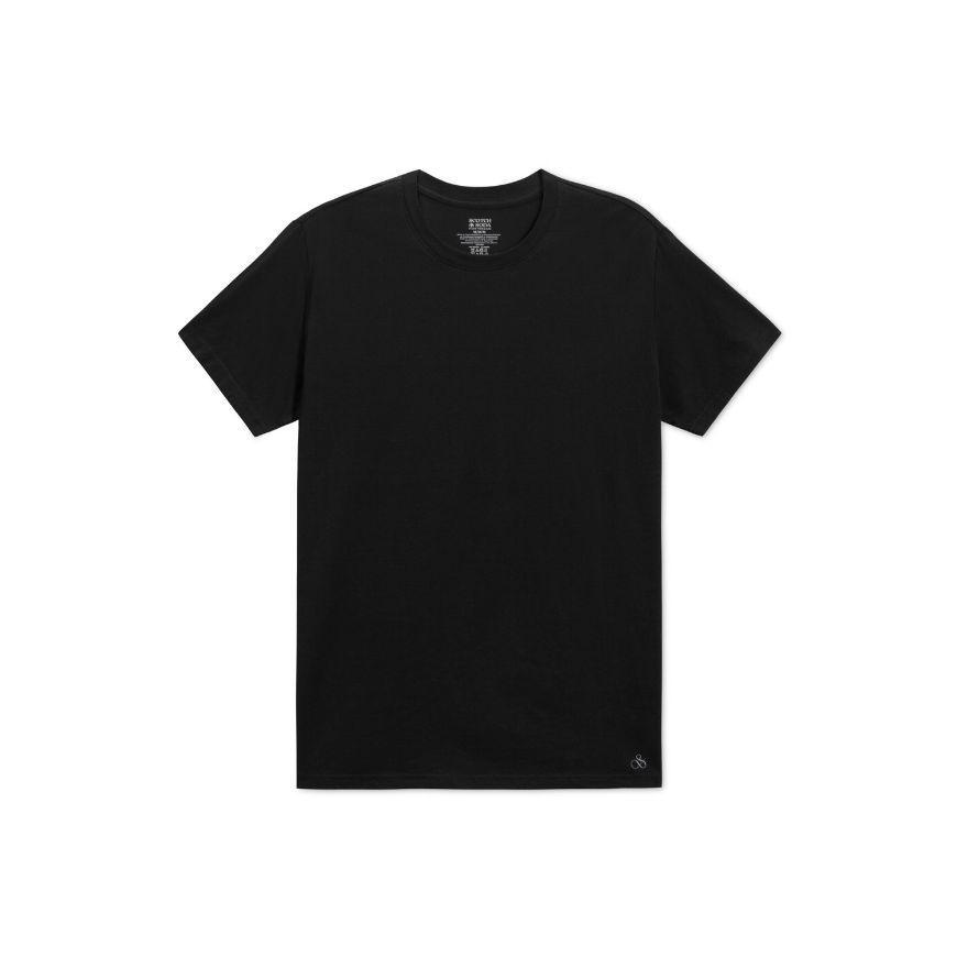 Снимка на SCOTCH&SODA СЕТ ОТ 3 БРОЯ МЪЖКИ БЛУЗИ ULTRA SOFT CREW NECK TEE - BLACK