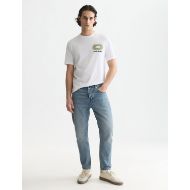 Picture of SCOTCH&SODA MEN'S FRONT AND BACK ARTWORK RELAXED FIT T-SHIRT - BRIGHT WHITE 7