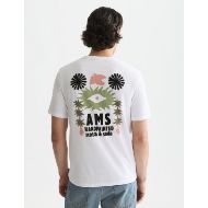 Picture of SCOTCH&SODA MEN'S FRONT AND BACK ARTWORK RELAXED FIT T-SHIRT - BRIGHT WHITE 5