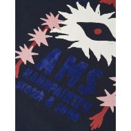 Picture of SCOTCH&SODA MEN'S FRONT AND BACK ARTWORK RELAXED FIT T-SHIRT - SKY CAPTAIN 3