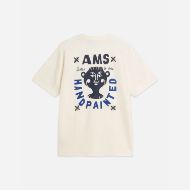 Picture of SCOTCH&SODA MEN'S FRONT AND BACK ARTWORK RELAXED FIT T-SHIRT - EGGNOG 2