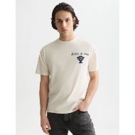 Picture of SCOTCH&SODA MEN'S FRONT AND BACK ARTWORK RELAXED FIT T-SHIRT - EGGNOG 4