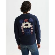 Picture of SCOTCH&SODA MEN'S FRONT AND BACK ARTWORK REGULAR FIT SWEATSHIRT - SKY CAPTAIN 5